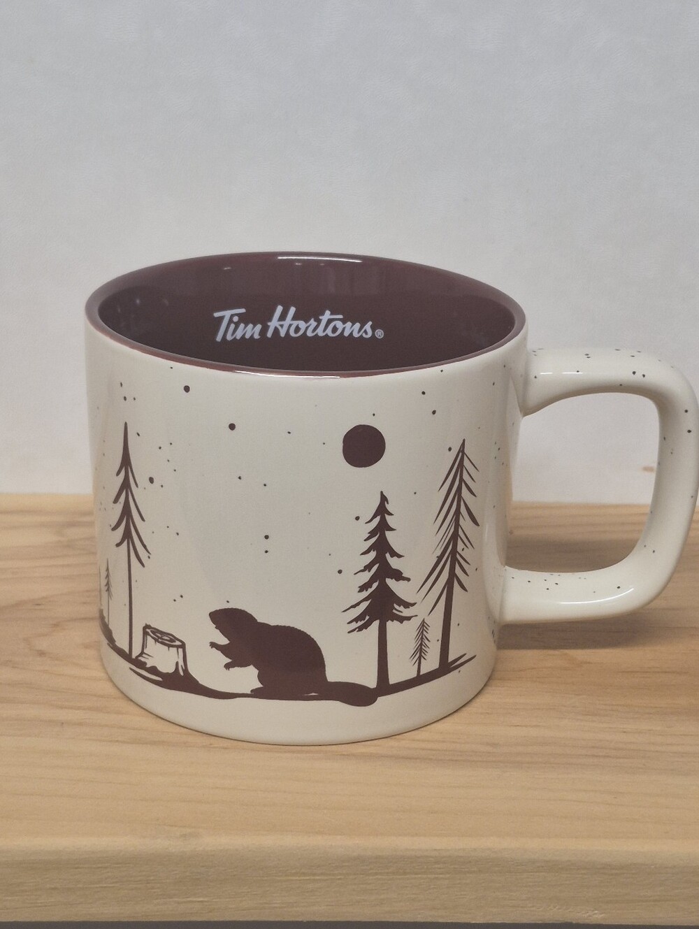 Tim Hortons 2019 Beaver Limited Edition Beaver Woodland Ceramic Mug